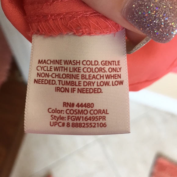 Coral Kimono Style Top - Picture 8 of 8